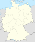 Deutschlandkarte, Position der Stadt Wetzlar hervorgehoben