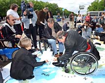 Puzzleaktion im Rahmen des 5. Mai