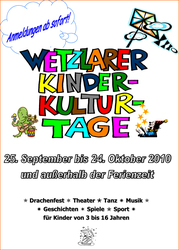 Broschüre Kinderkulturtage 2010